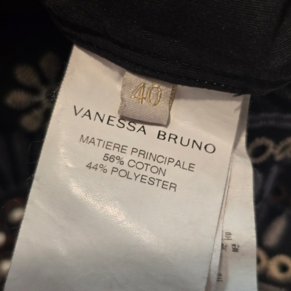 Vanessa Bruno Alais Dress In Black Midi Sleeveless Crew neck Back zipper Size 8 - Picture 7 of 12